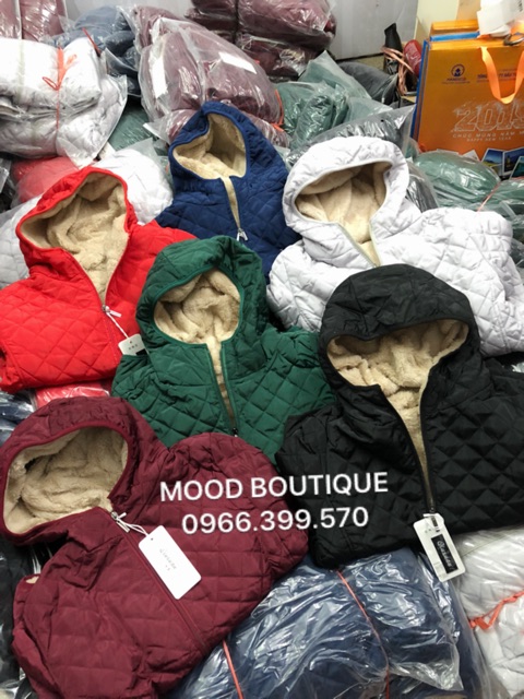 ÁO KHOÁC NỮ TRẦN TRÁM LÓT LÔNG