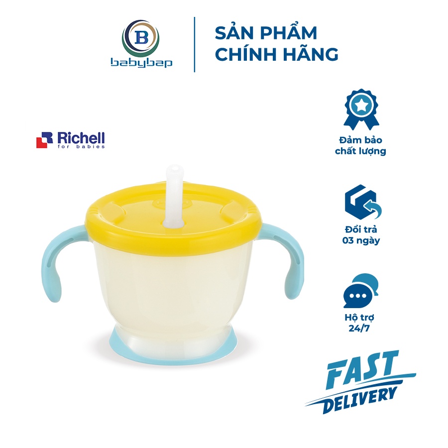 Cốc Tập Uống 3 Giai Đoạn Richell 150ml Phù Hợp Cho Bé Từ 6 Tháng Tuổi