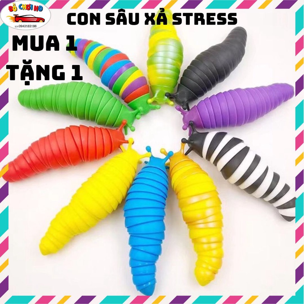 Đồ chơi giải trí, đồ chơi hot tiktok, đồ chơi giải stress, con sâu thần tài [MUA 1 TẶNG 1]