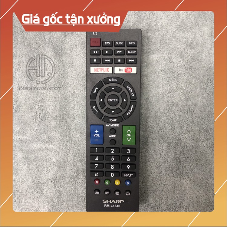 [CAO CẤP 2020]-BH3 Tháng- Remote điều khiển TV Sharp