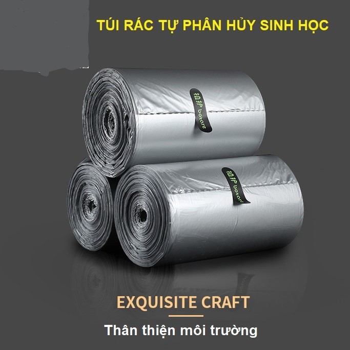 [NHẬP HCFS23 HOÀN 20K XU] Cuộn 110 Túi Rác Sinh Học Tự Phân Hủy Siêu Dai