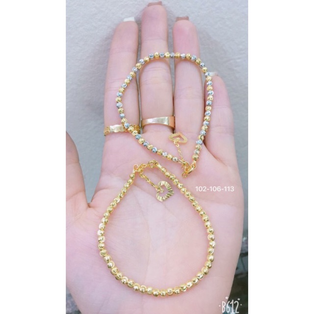 Lắc tay bi đồng non bi nhỏ xinh