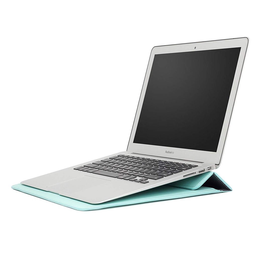 Ốp da PU mỏng bảo vệ có thể làm đế cho Macbook | BigBuy360 - bigbuy360.vn