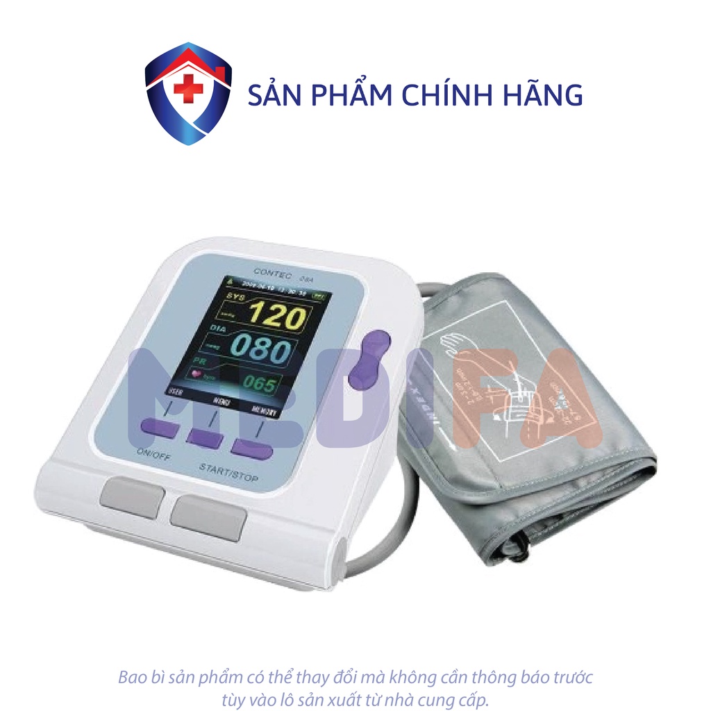 Máy đo huyết áp điện cao cấp tử bắp tay cao cấp OROMI CONTEC08C, tích hợp đo SPO2