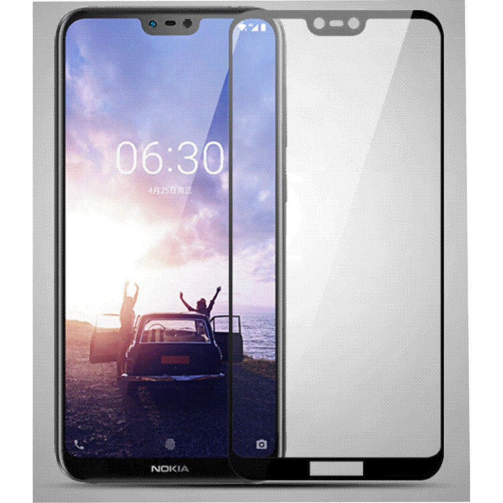 Combo ốp lưng + Cường lực Full màn 5D dành cho Nokia X5, Nokia X6, Nokiax5,NokiaX6 Đẹp