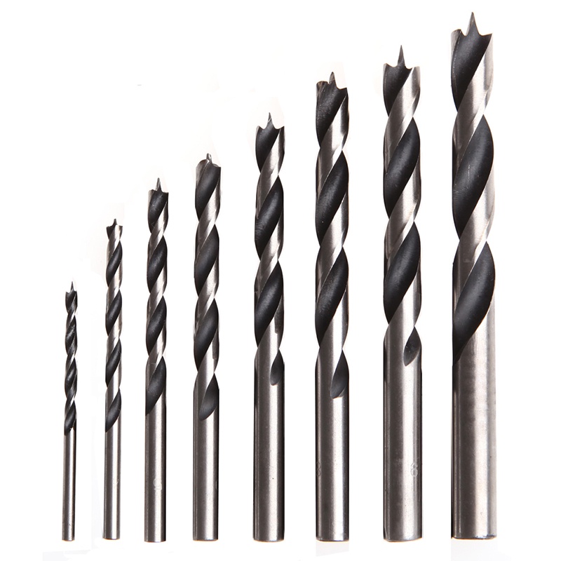 Bộ 8 Mũi Khoan HSS Kích Thước 3MM-10MM Dùng Làm Đồ Gỗ / Kim Loại Mới