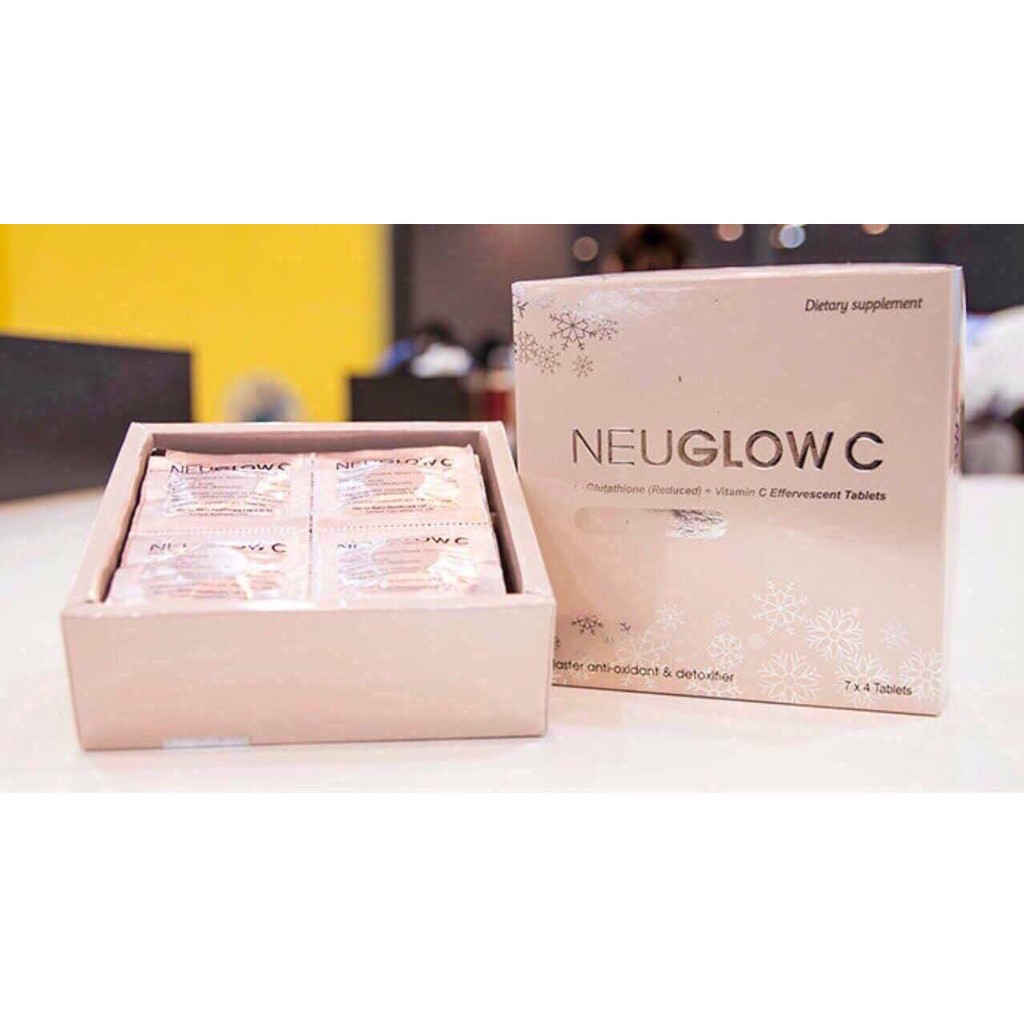 Neuglow c-Viên sủi trắng da [chính hãng]Mua 2 tặng 1+1h facia+1 thẻ đt 50k | Thế Giới Skin Care