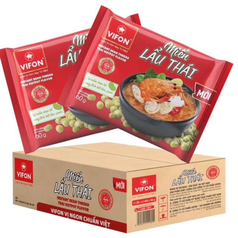 Miến Lẩu Thái VIFON , Thùng 24 gói.