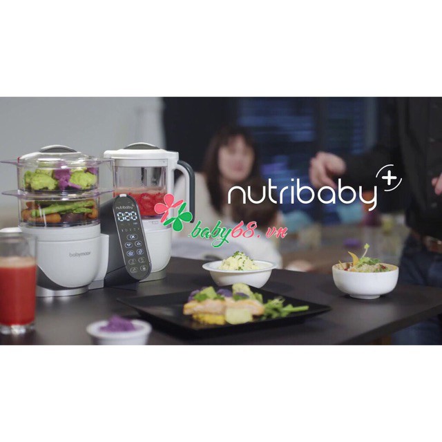 Máy tiệt trùng xay hấp đa năng Nutribaby Plus 5in1 Babymoov