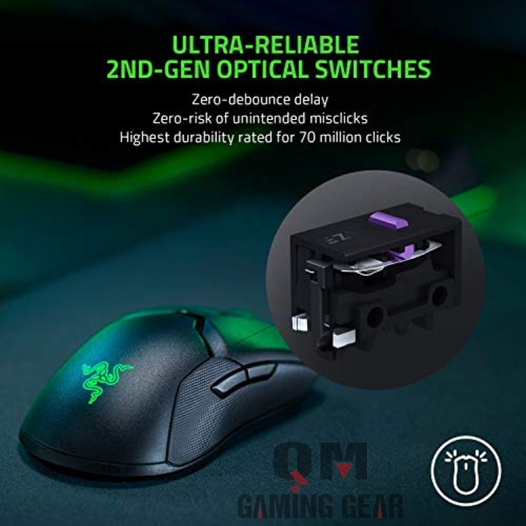 Chuột gaming không dây Razer Viper Ultimate Wireless kèm dock sạc