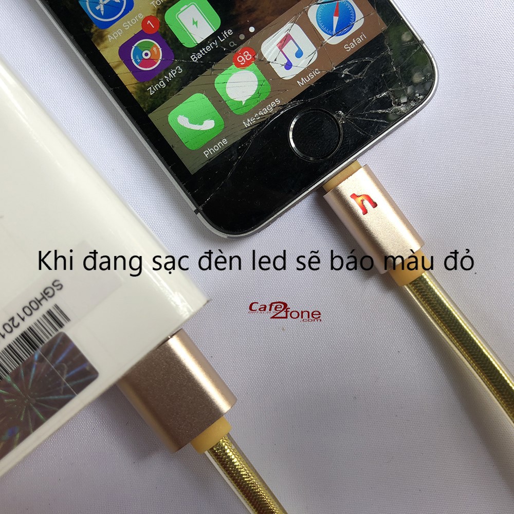 Cáp tự ngắt iPhone Lightning HOCO UPL12 (1,2 mét)