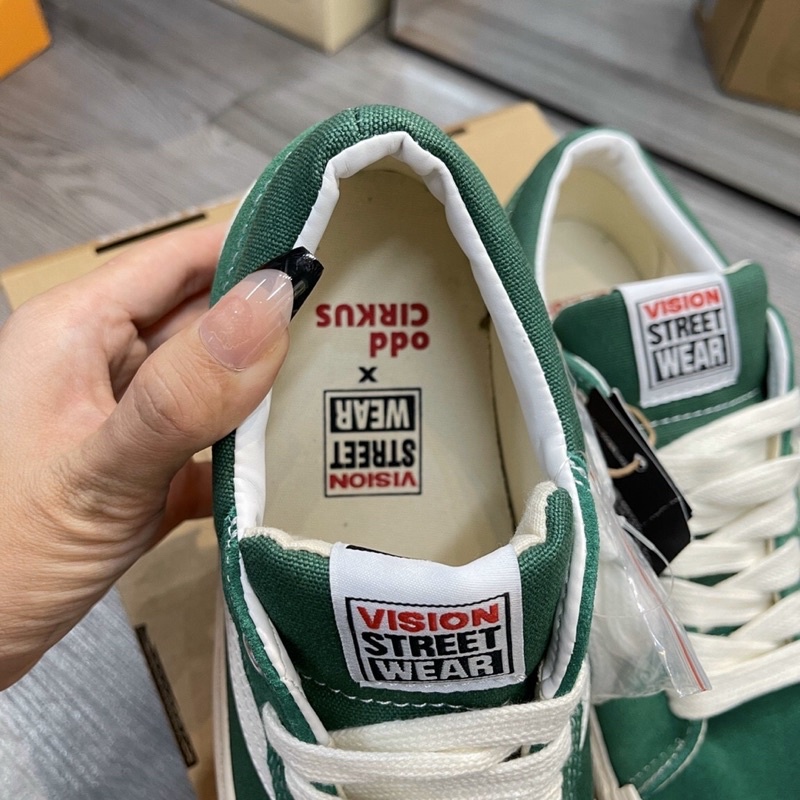 GIÀY VANS VISION OLD CRIRKUS GREEN BLACK BASIC LAI AU