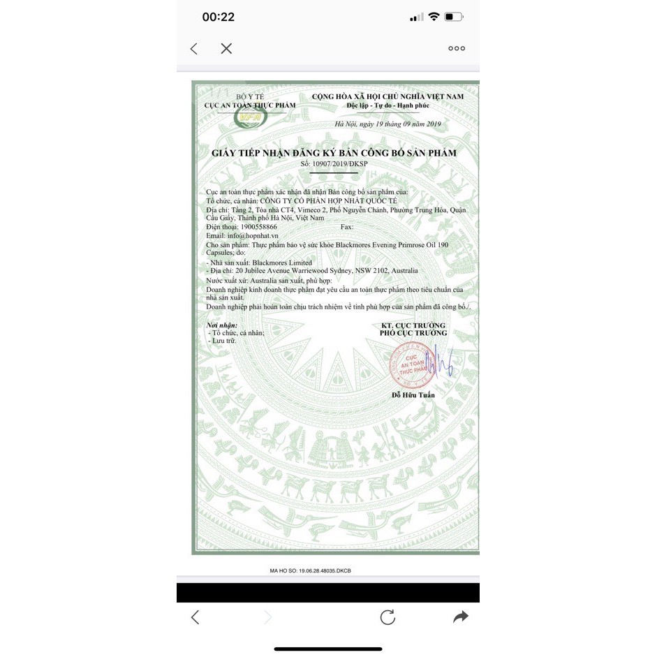 Tinh dầu Hoa anh thảo Blackmores Evening Primrose Oil, Úc  giúp làm đẹp da tóc, cân bằng nội tiết, giảm mụn