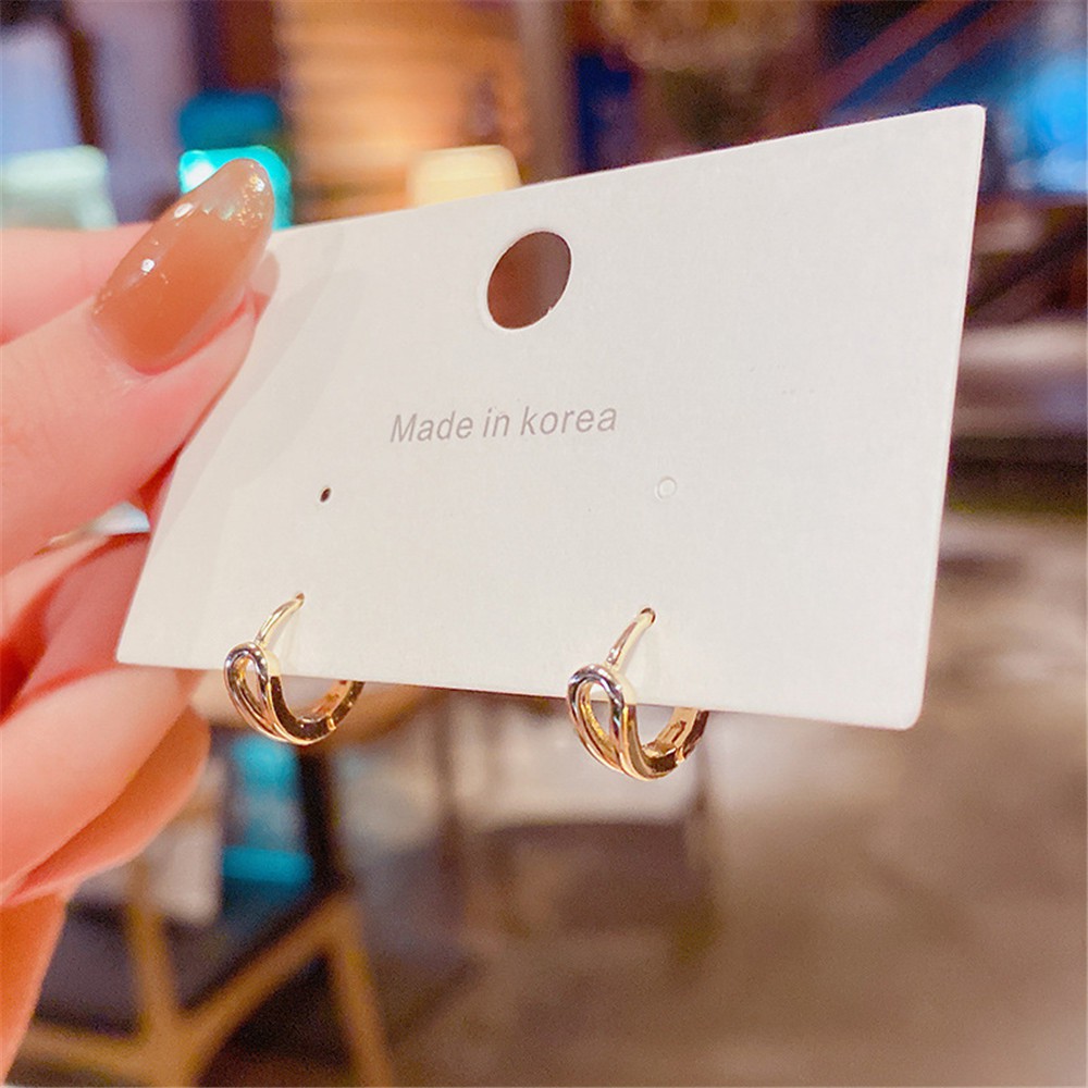 Hoa Tai Dạng Vòng Thời Trang Dành Cho Nữ