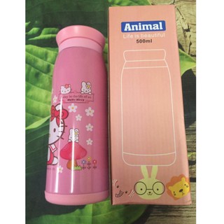 Bình giữ nhiệt hình thú đáng yêu 500ml