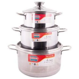 Bộ nồi inox 1 đáy Sunhouse SH116