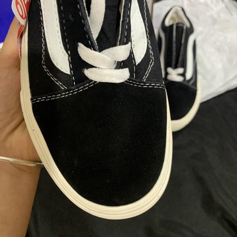 Giày thể thao van vault đen da lộn đủ size 36-43