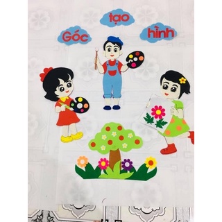 Tranh góc mầm non