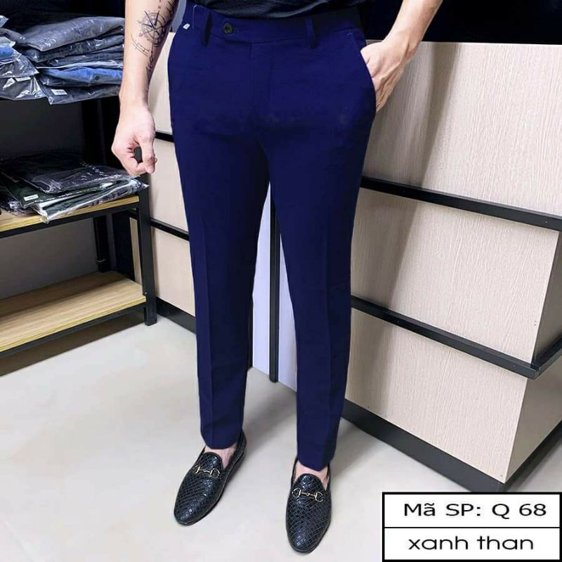 Quần tây Nam đen co gian ,khong nhan khong xu ,khong phai mau | BigBuy360 - bigbuy360.vn