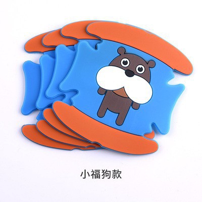 Set 4 Miếng Dán Trang Trí Tay Nắm Cửa Xe Hơi Hình Động Vật Ngộ Nghĩnh Dễ Thương