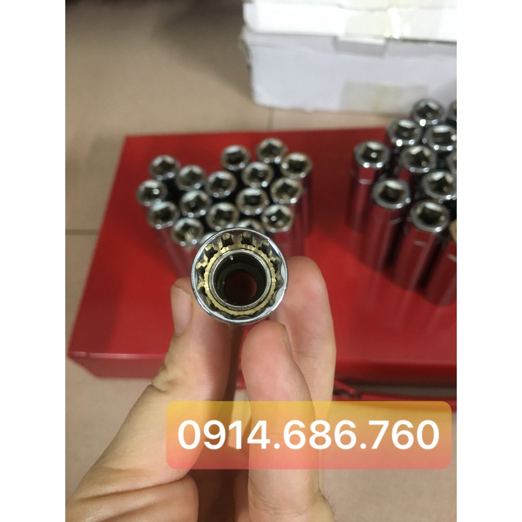 Khẩu tháo bugi 14mm có TỪ TÍNH, tuýp mở bugi có NAM CHÂM chuyên dụng