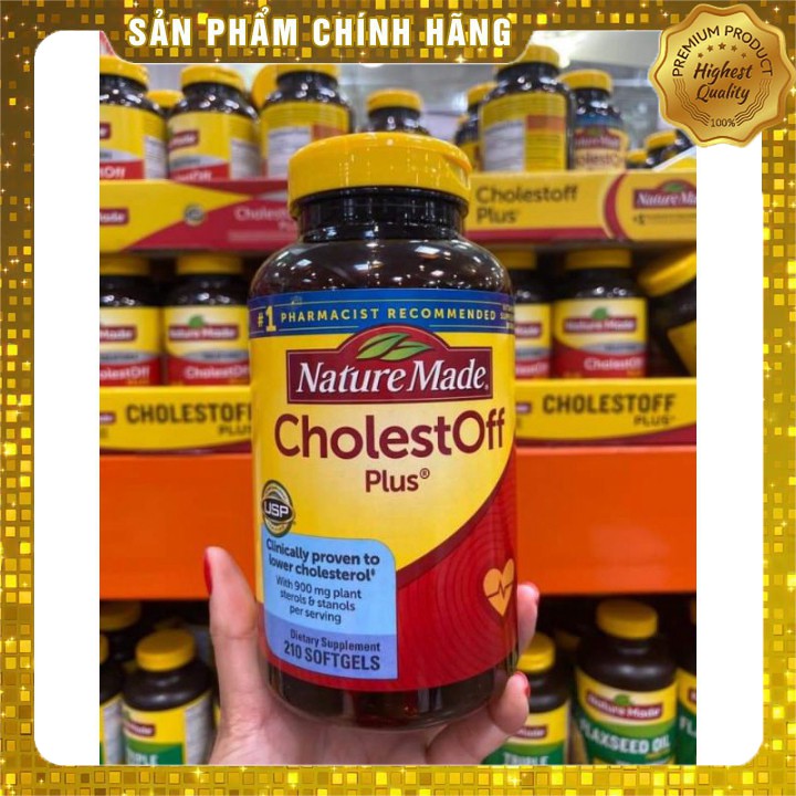 Viên giảm cholesterol Nature Made Cholest-Off Plus 210v