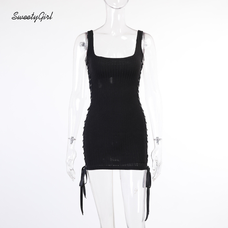 Đầm ôm Không Tay Cổ Chữ U Thời Trang Quyến Rũ