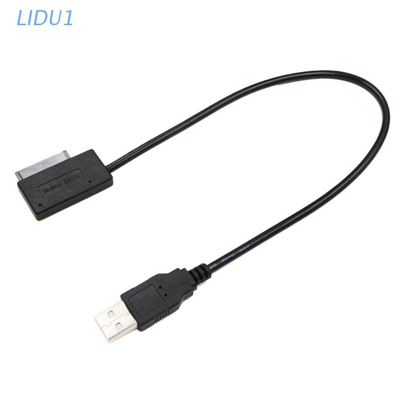 Cáp Chuyển Đổi USB 2.0 Mini Sata II 7+6 13Pin Cho Laptop CD/DVD ROM