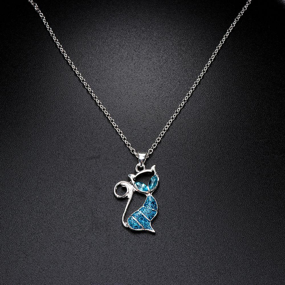HS Vòng cổ Mặt Đá Opal Thời Trang Cho Nữ