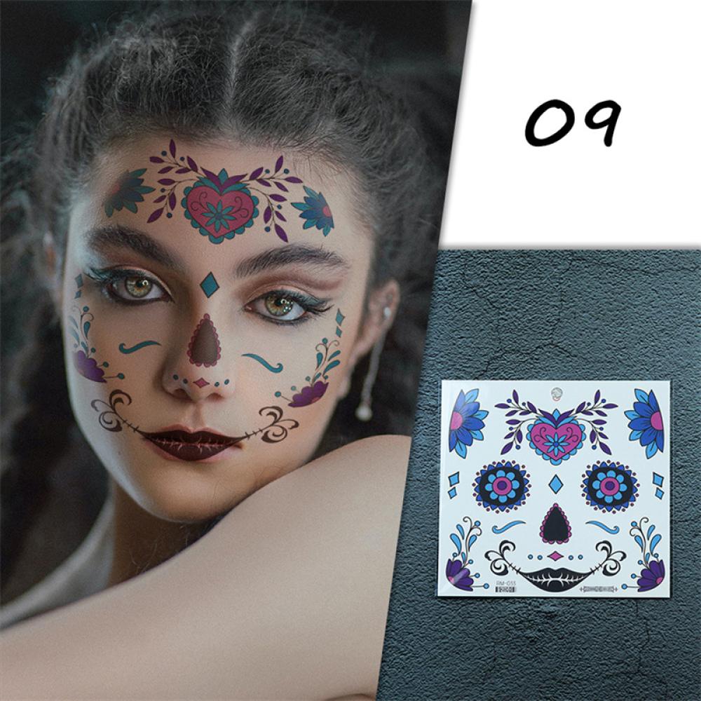 Hình Xăm Dán Tạm Thời I6M4 Họa Tiết Halloween Vui Nhộn Chống Thấm Nước Và Mồ Hôi