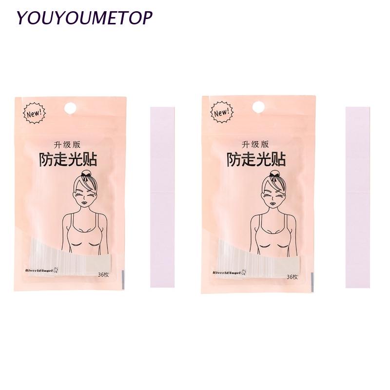 Set 36 Băng Keo Hai Mặt Trong Suốt Chống Trượt Chuyên Dụng Cho Áo Lót/Đầm