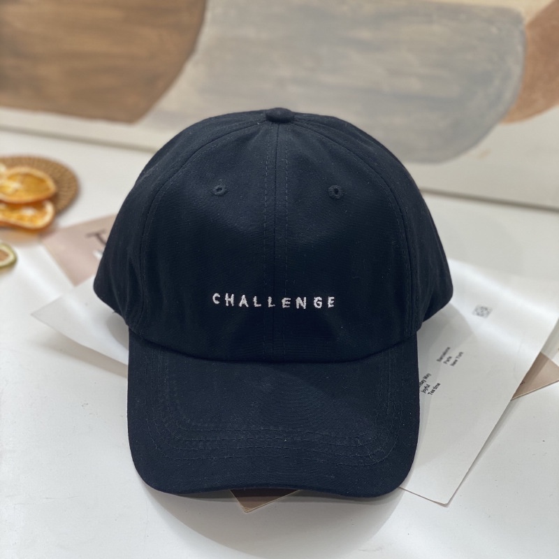 Mũ lưỡi trai Challenge form unisex nam nữ, nón kết cao cấp chất kaki cotton nhiều màu - B05