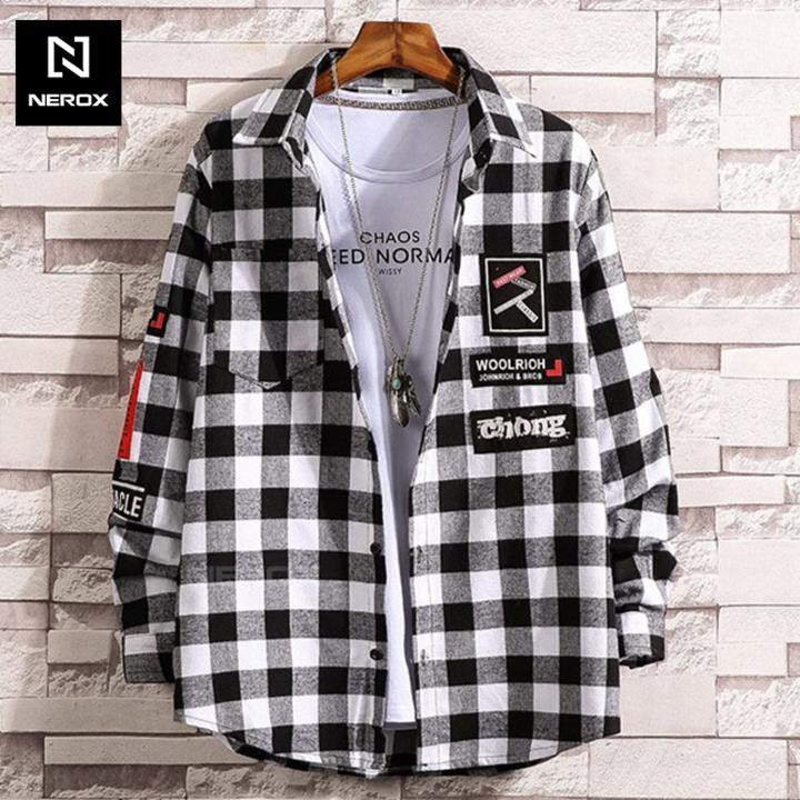 Áo khoác sơ mi caro NER - AKC - 306, áo sơ mi unisex – NEROX
