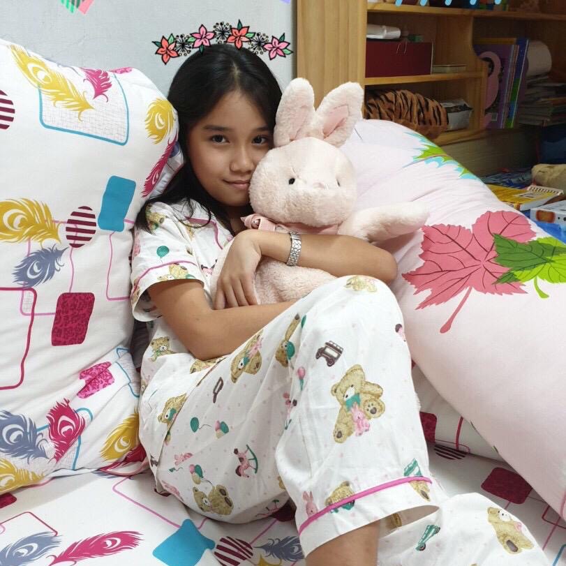 [MÃ THƯƠNG HIỆU YÊU THÍCH Voucher giảm 10%] Đồ Bộ Pyjama Cotton mát mẻ Bé Gái BabyBean  (35kg-55kg)