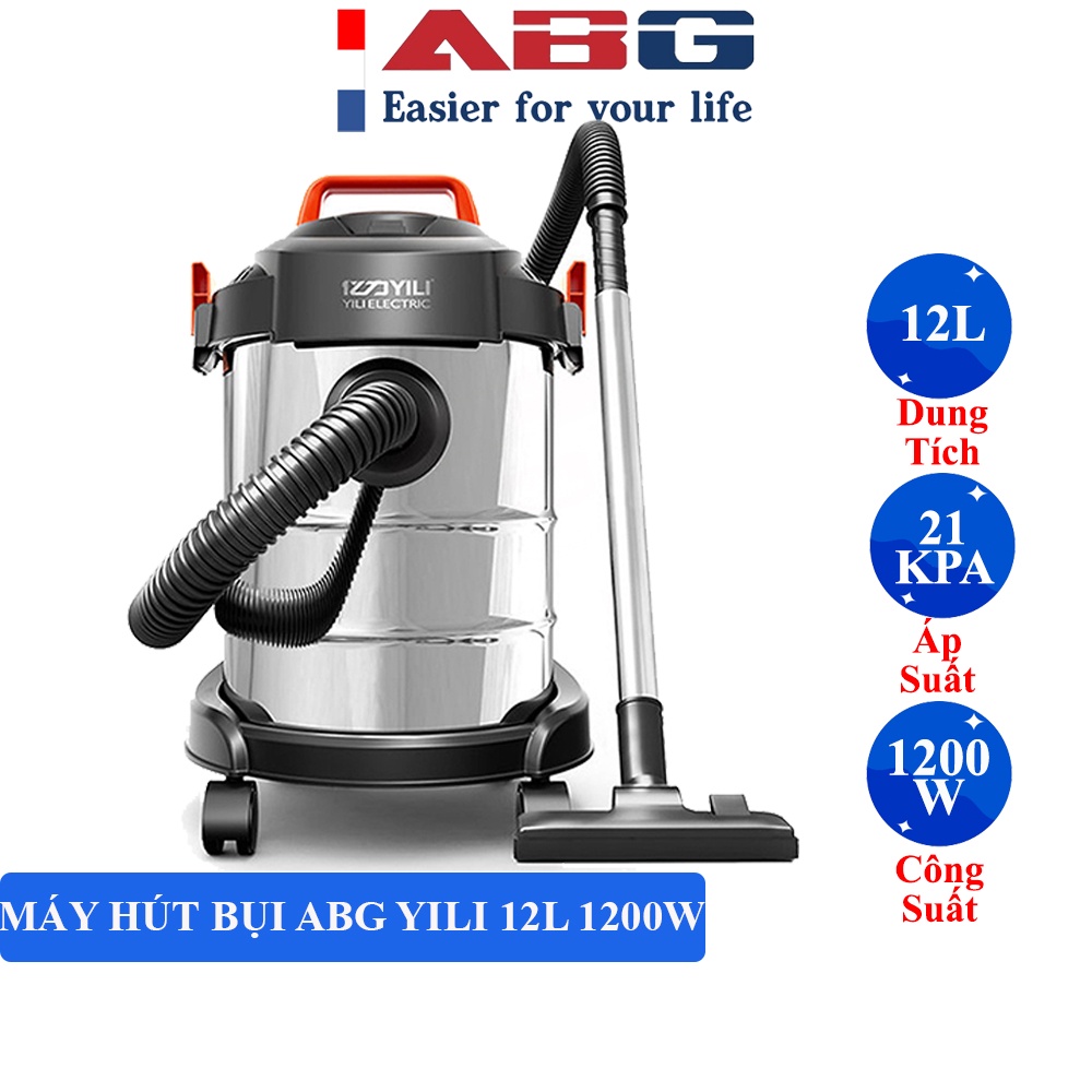 Máy Hút Bụi Gia Đình ABG YiLi Dung Tích 12L Công Suất 1200W Đa Chức Năng Hút Và Thổi Bụi