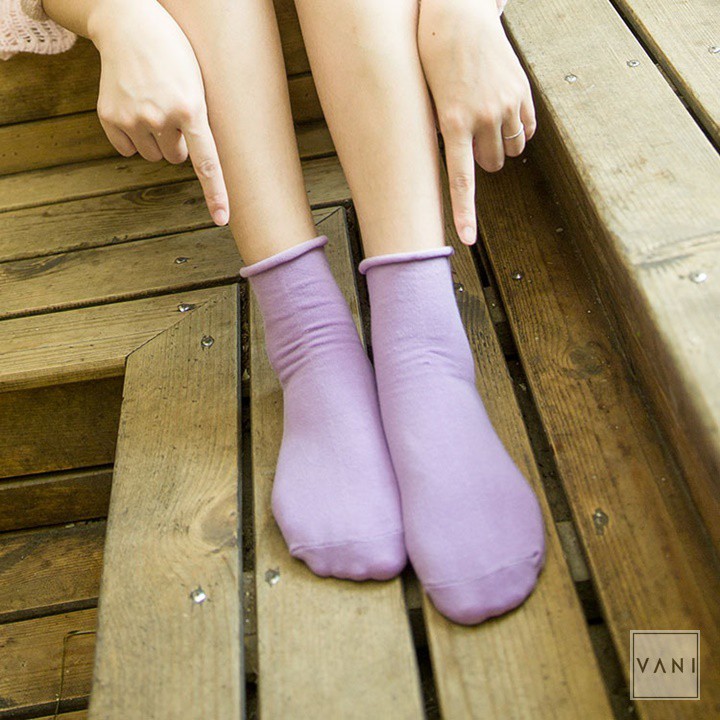[BẢNG 1] Vớ Nam Nữ Trơn Ulzzang Cổ Lửng Xoắn - Tất Nhún Vớ Unisex Phong Cách Vintage [TAT00005]