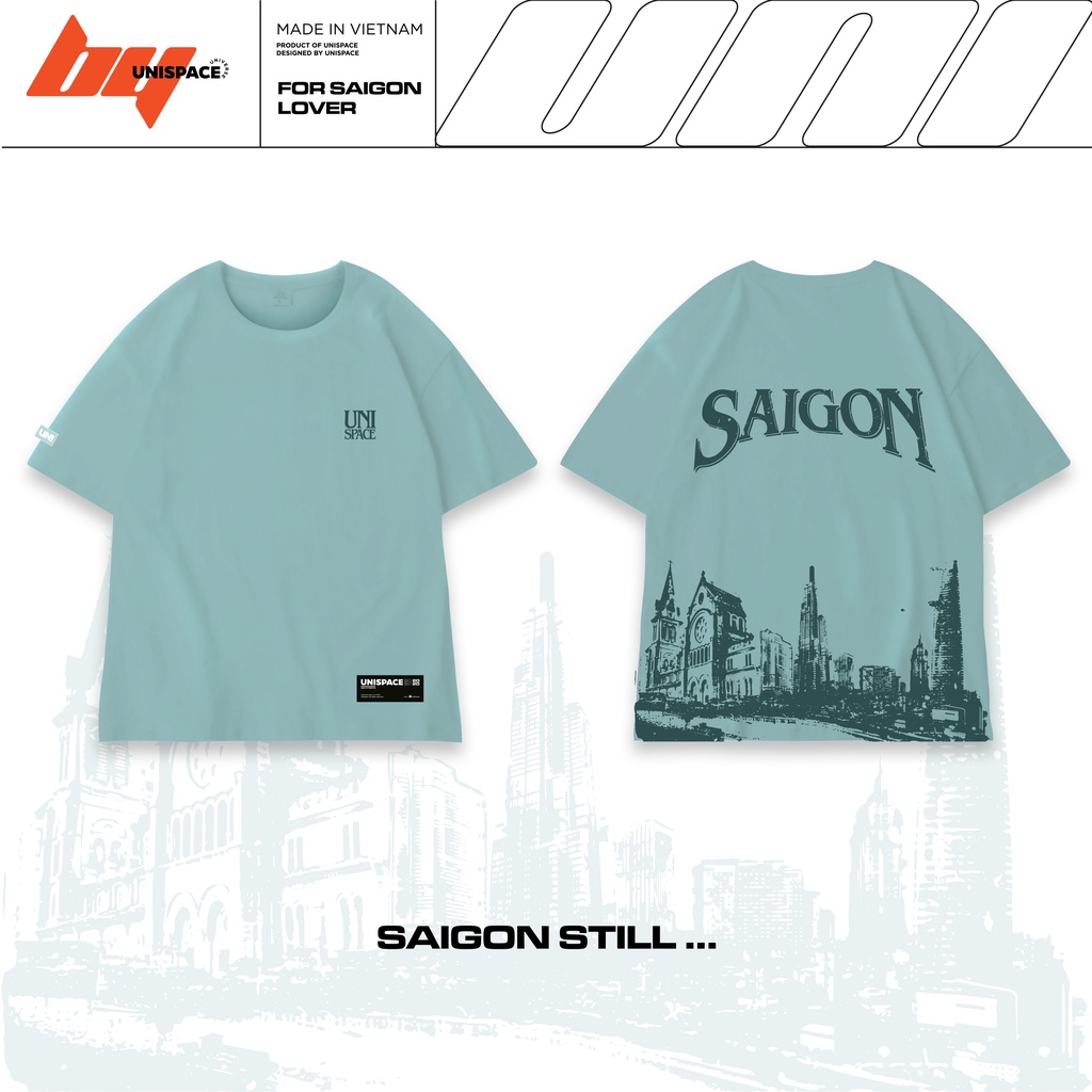 Áo thun local brand Sài Gòn Tee By UniSpace | BigBuy360 - bigbuy360.vn