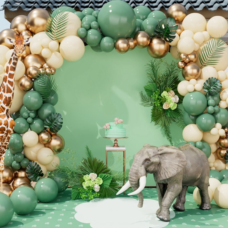 Bộ Phụ Kiện Bong Bóng Trang Trí Tiệc Sinh Nhật/Đám Cưới Phong Cách Vintage