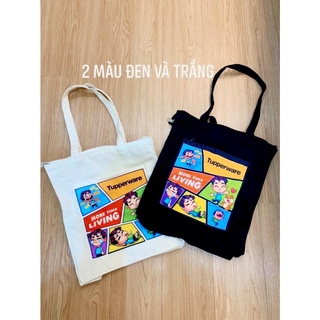 Túi vải tupperware siêu xinh