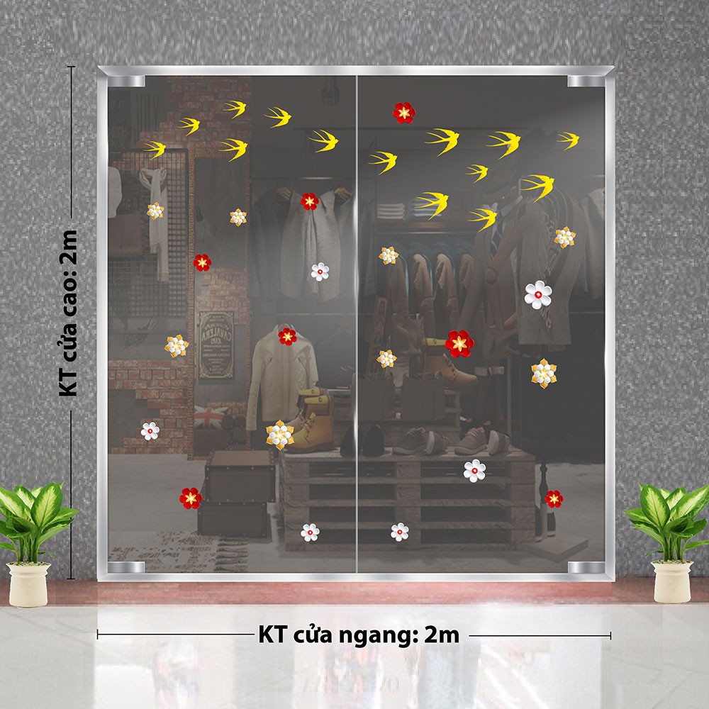 DECAL TRANG TRÍ TẾT 2021  SỐ 172B