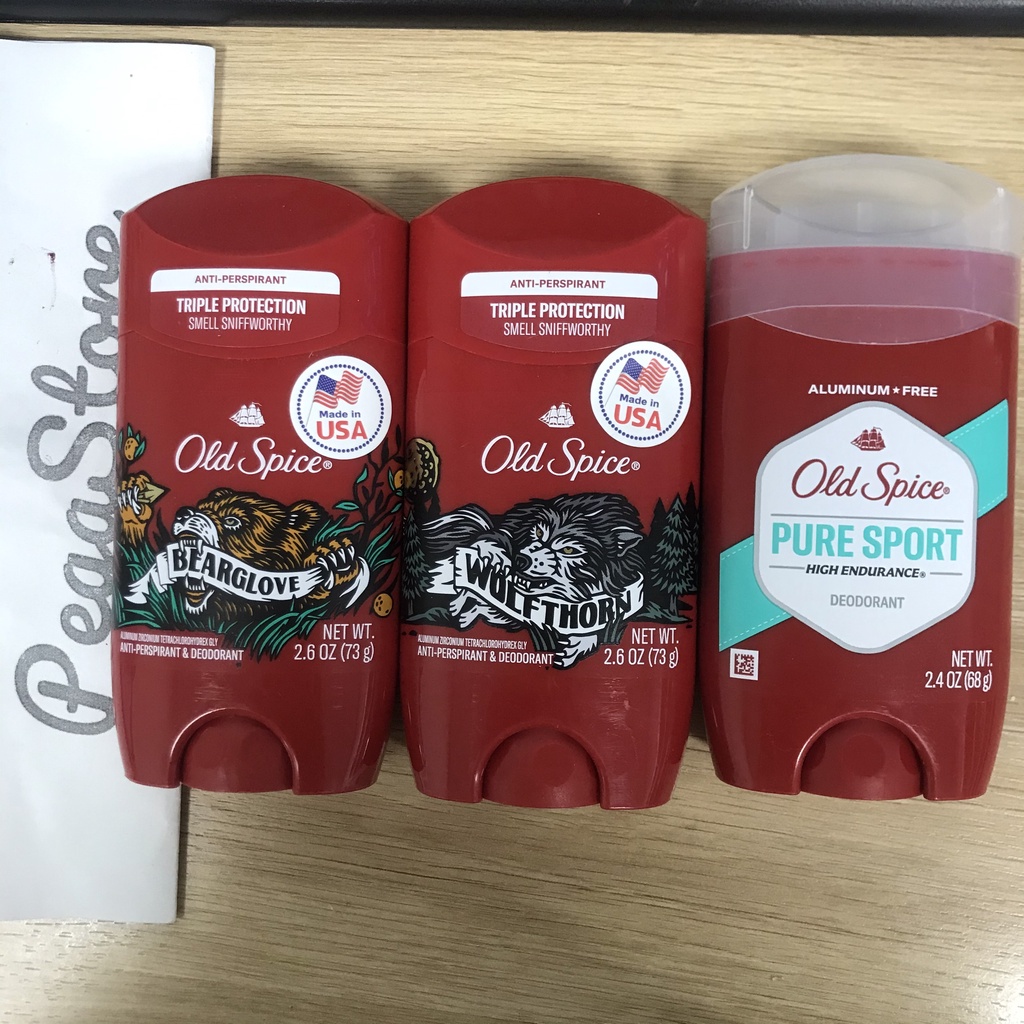 Hàng Mỹ - Lăn khử mùi nam OLD SPICE / sáp lăn nách cánh buồm đỏ/lăng nách nam