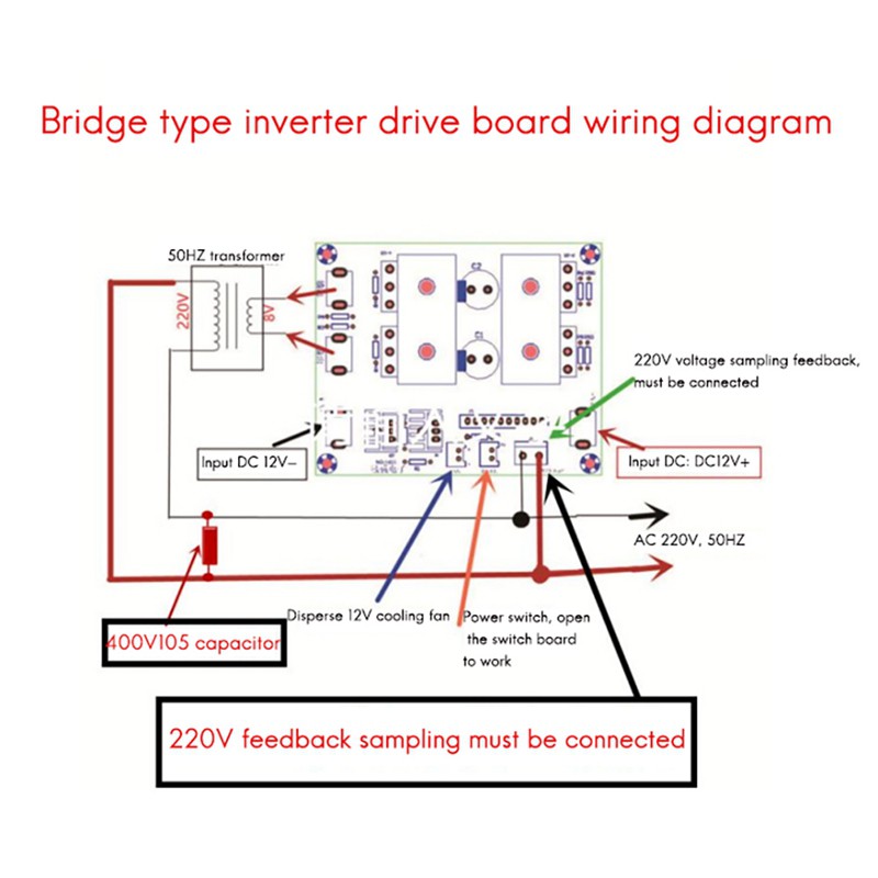 Bảng Mạch Biến Tần Sóng Sin 50hz 12v Sang 220v 500w | BigBuy360 - bigbuy360.vn