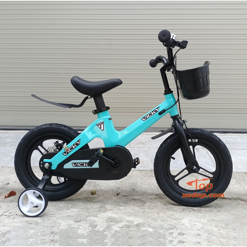 [ SALE LỚN ] xe đạp Vicky 18inch khung nhôm cho bé 5-8 tuổi ( lắp ráp hoàn thiện khi giao )