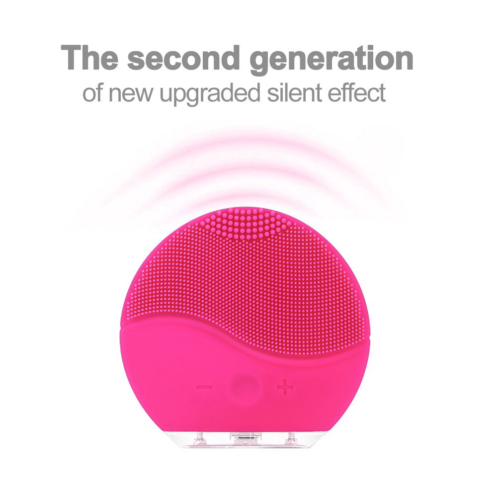 Máy rửa mặt silicon làm sạch tẩy tế bào chết chống thấm nước