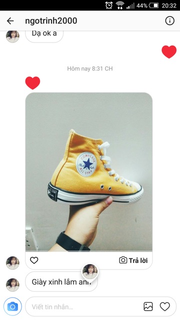 COMBO GIÀY C.O.N.V.E.R.S.E Y.E.L.L.O.W H.I.G.H (FULLBOX-FULL TAG) TẶNG KÈM VỚ VINTAGE | BigBuy360 - bigbuy360.vn