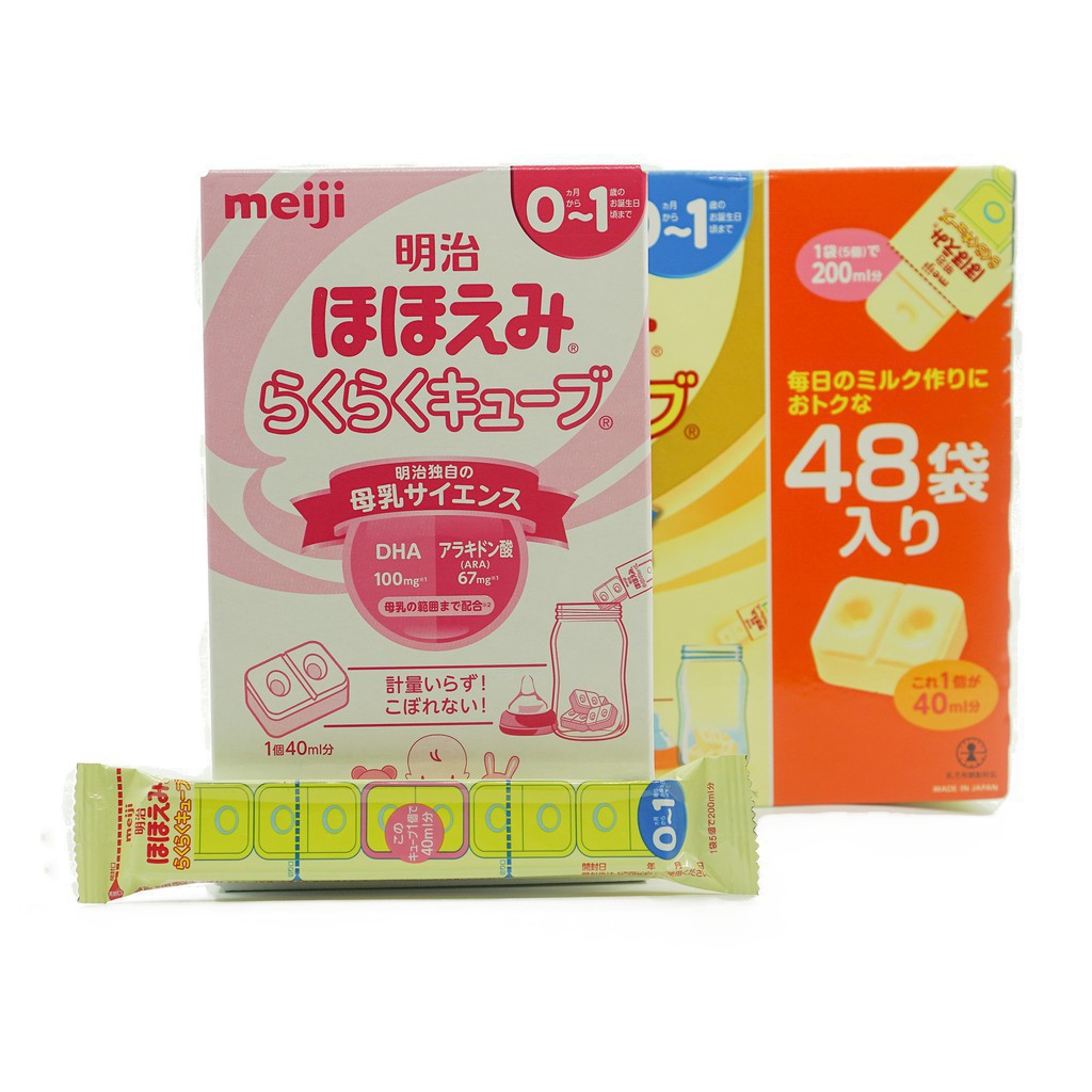 Sữa Meiji Thanh Số 0 ( 24 gói X 28g)_Nhật Bản