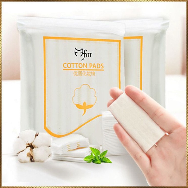 Bông tẩy trang 3 lớp Cotton Pads GIÁ TỔNG KHO [Túi 222 miếng dày dặn]