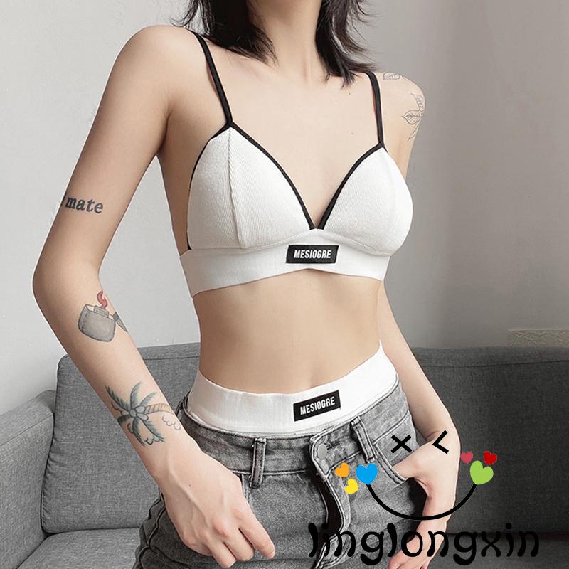 Bộ Đồ Ngủ 2 Mảnh Gồm Áo Hai Dây Và Quần Ngắn In Chữ Thời Trang Cho Nữ