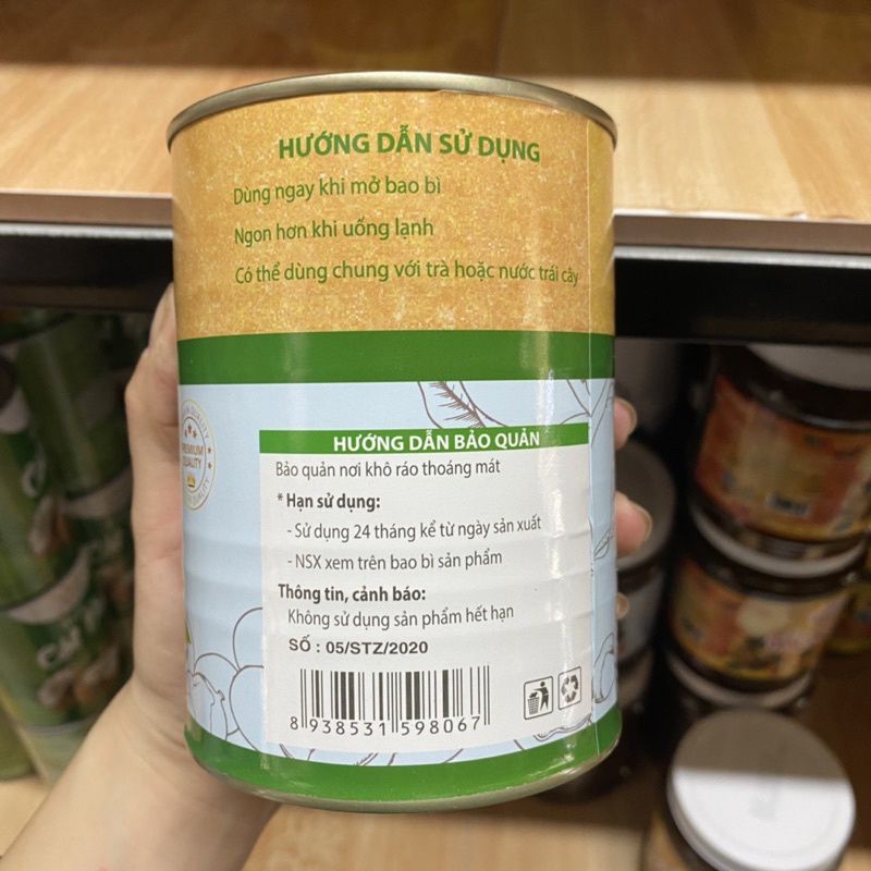 Nhãn ngâm nước đường NIF hộp 560G