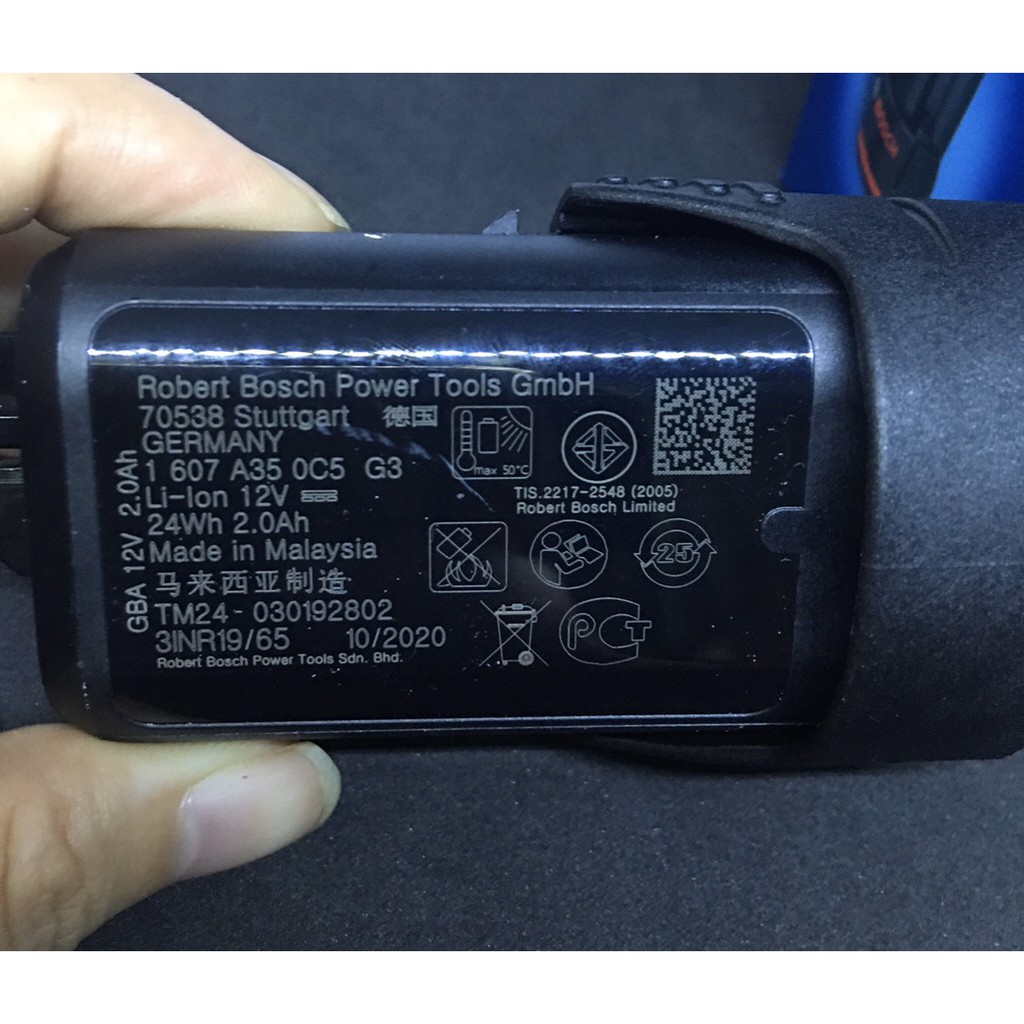 Pin Bosch GBA 12V-2.0Ah 1600A00F6X